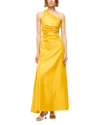 Staud Este Silk Blend Dress