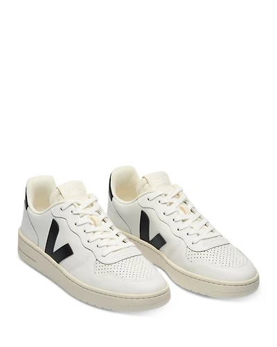 Men's V-10 Low Top Mesh and Suede Sneakers