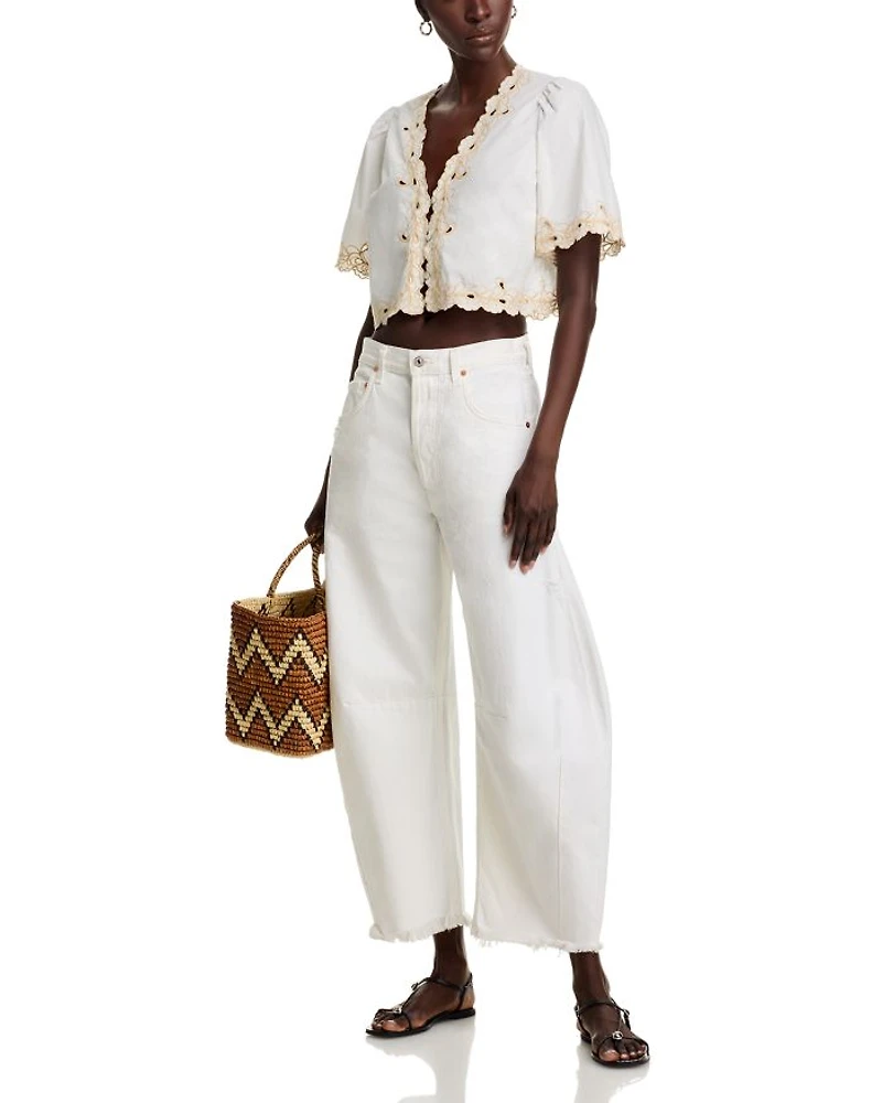 Cataluna Scalloped Blouse
