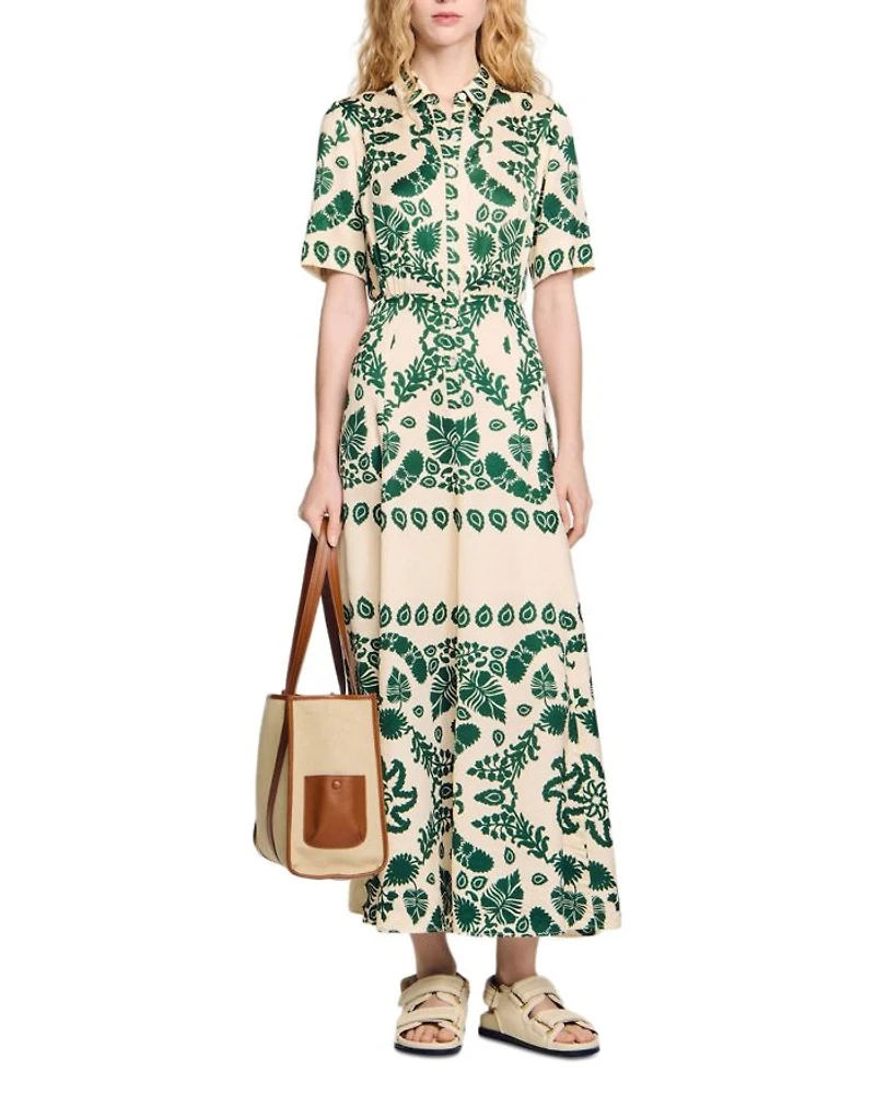 Floral Print Maxi Dress