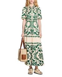 Floral Print Maxi Dress