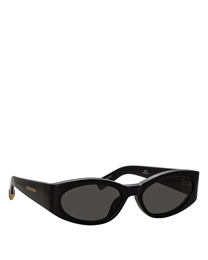 Jacquemus Ovalo Oval Sunglasses, 55mm