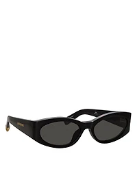 Jacquemus Ovalo Oval Sunglasses, 55mm