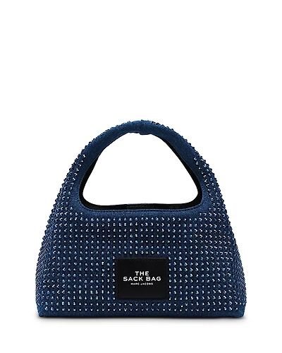 Marc Jacobs The Crystal Denim Mini Sack Bag