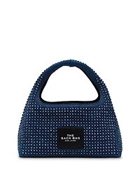 Marc Jacobs The Crystal Denim Mini Sack Bag