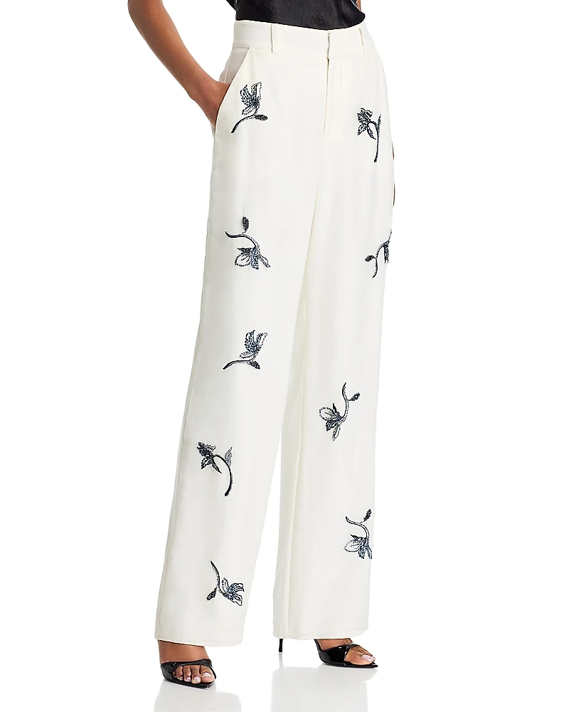 Cinq a Sept Falling Lilies Zinon Pants