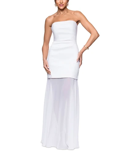 Mikado Strapless Gown - Exclusive