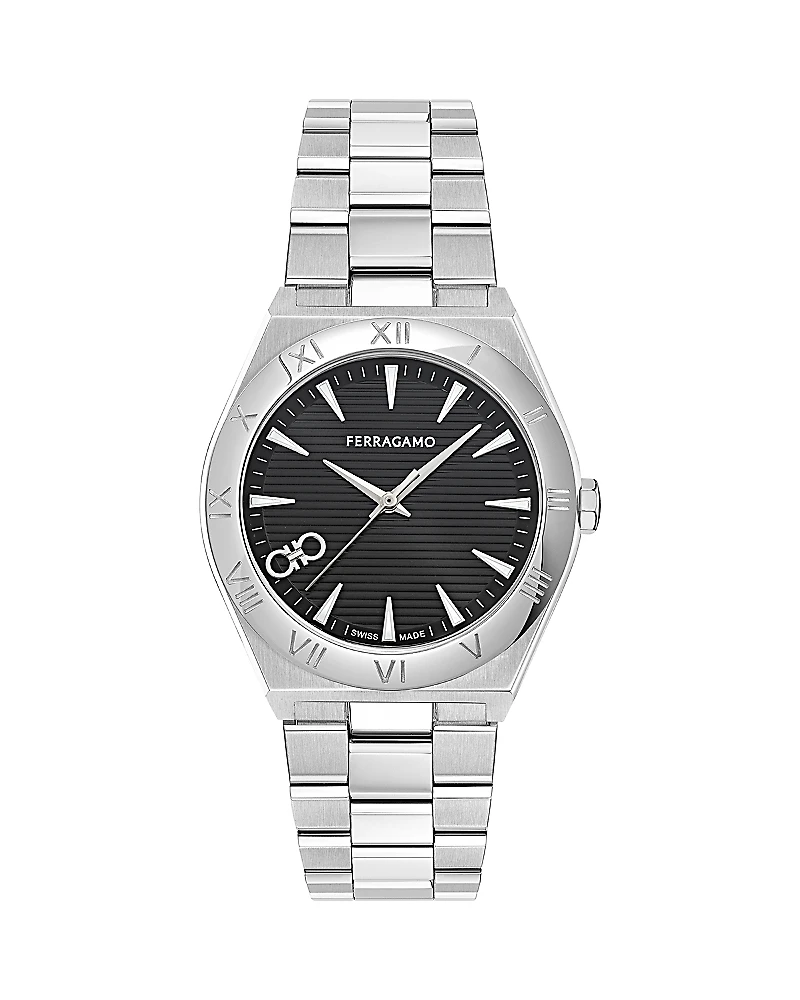 Ferragamo Vega Upper East Watch, 40mm