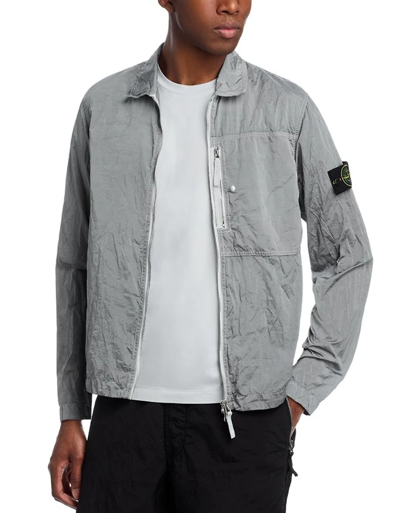Pearl Gray Overshirt