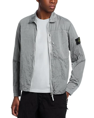Pearl Gray Overshirt