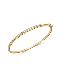 Bloomingdale's Fine Collection Burnished Diamond Set Bangle