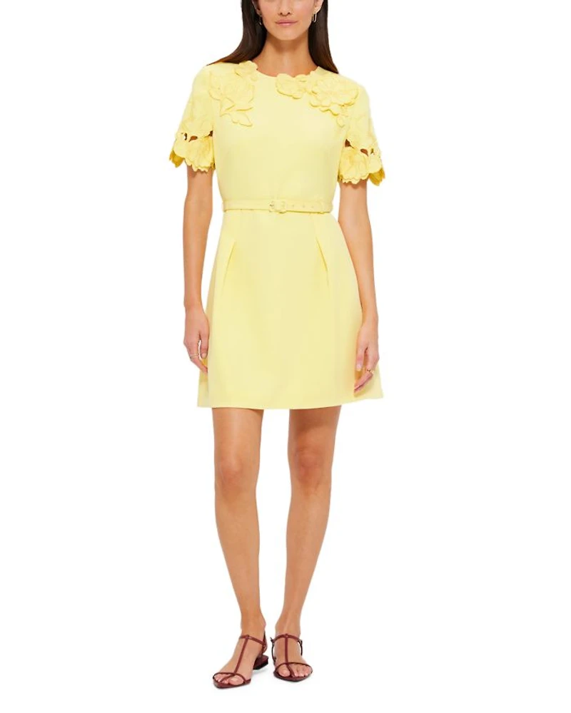 Aurelie Appliqué Mini Dress