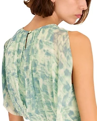 Dashes Brush Marks Midi Dress
