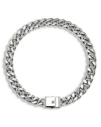Curb Chain Bracelet in Sterling Silver