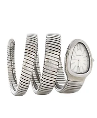 Serpenti Tubogas Double Spiral Quartz Watch in Stainless Steel 23mm