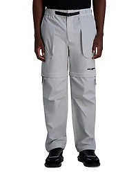 Karl Lagerfeld Paris Relaxed Fit Zip Off Parachute Pants