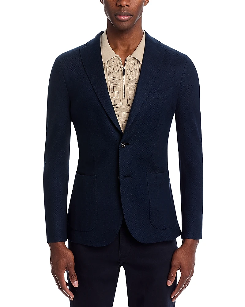 Boglioli Cotton Pique Jersey Slim Fit K. Jacket