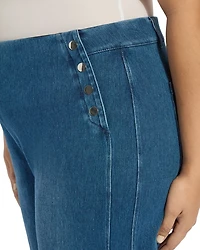 Mallory Sailor High Waisted Jeans Mid Wash