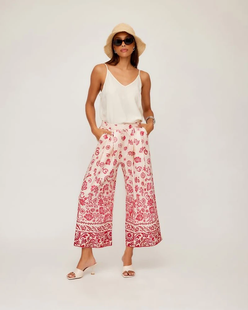 Etta Border Print Pants