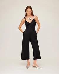 Dana Cropped Wide Leg Jumpsuit