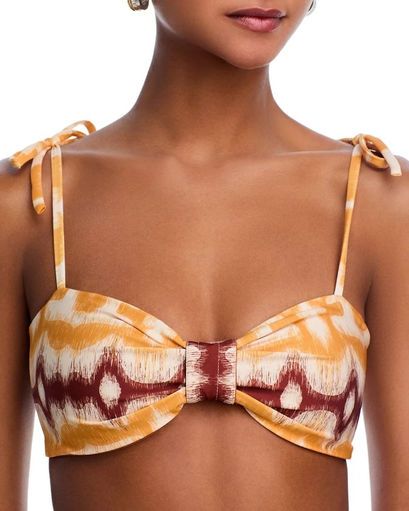 San Miguel Printed Bikini Top