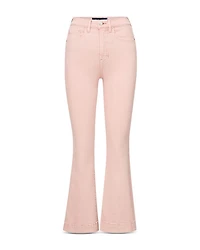 Carson High Rise Ankle Flare Jeans Stoned Pink Shell