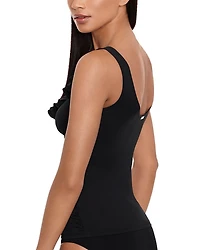 Ruffled Underwire Tankini Top
