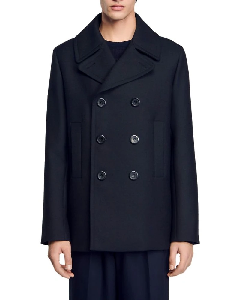 Double Breasted Peacoat