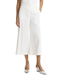 Theory Terena Linen Blend Cropped Pants