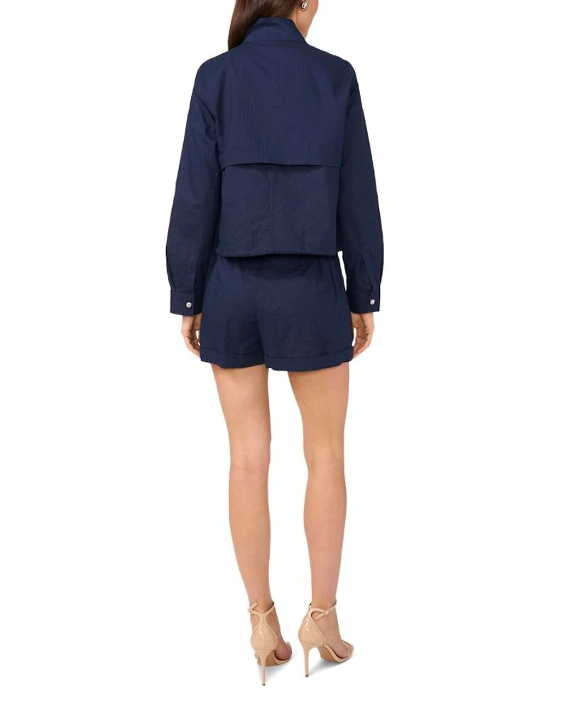 Long Sleeve Snap Front Jacket