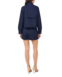 Long Sleeve Snap Front Jacket