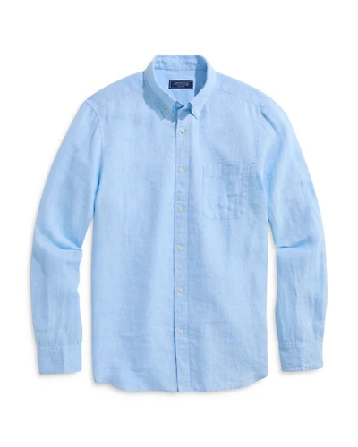 Surfside Regular Fit Button Down Linen Shirt