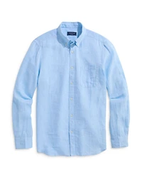 Surfside Regular Fit Button Down Linen Shirt