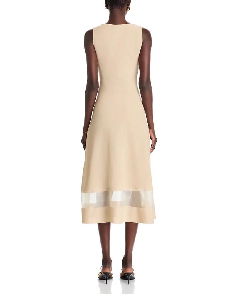 Modern Fit & Flare Midi Dress