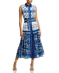 Nya Linen Midi Dress