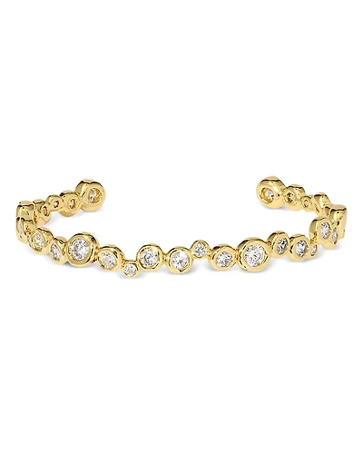 Alexis Bittar Asterales Cubic Zirconia Skinny Cuff Bracelet
