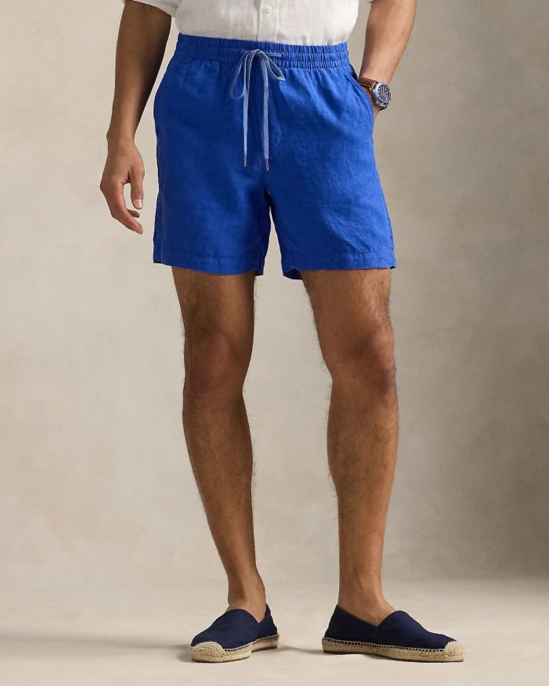 6 Inch Polo Prepster Linen Shorts