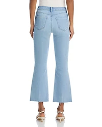 Kendra High Rise Cropped Flare Jeans Dorian