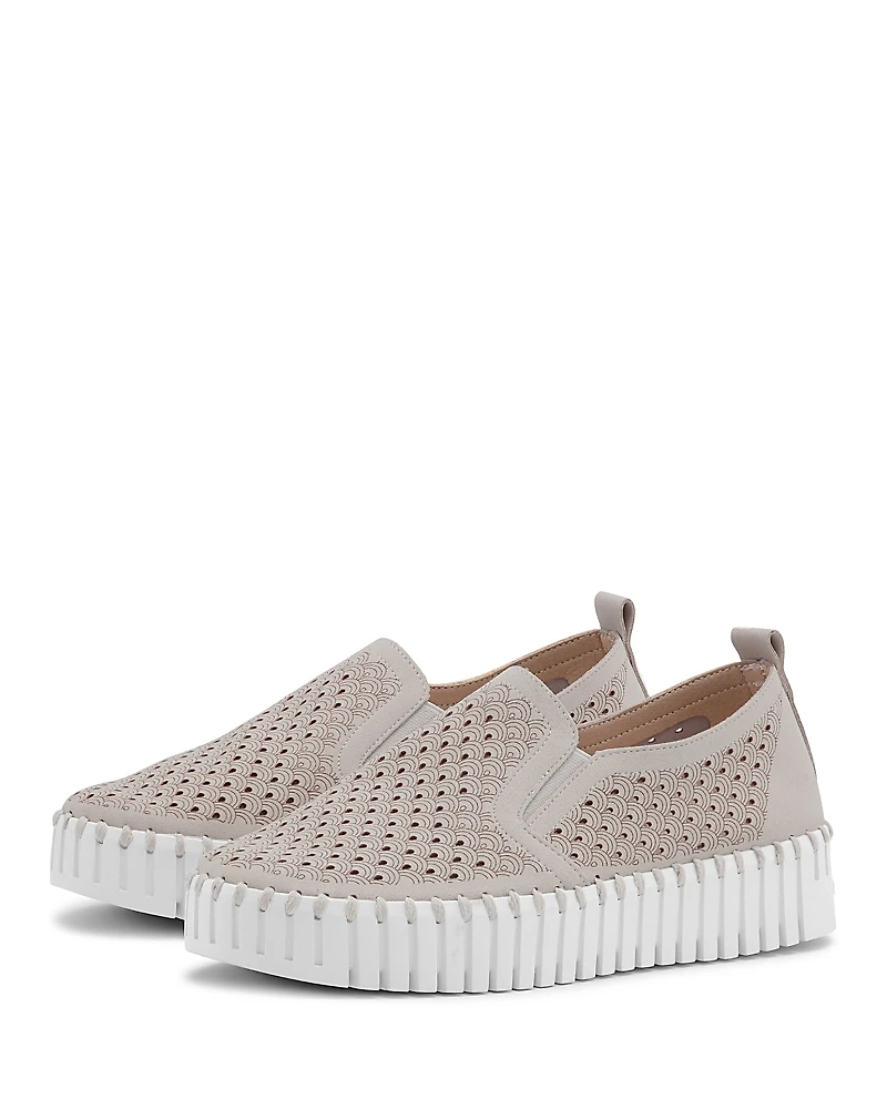 Ilse Jacobsen Women's Slip On Stitched Sneaker Flats
