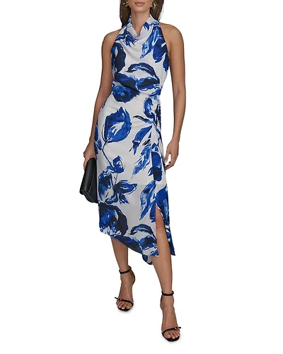 Asymmetric Midi Dress
