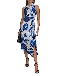 Asymmetric Midi Dress
