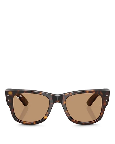 Mega Wayfarer Square Sunglasses, 51mm