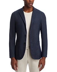 Garment Dyed Mélange Hopsack Slim Fit K. Jacket