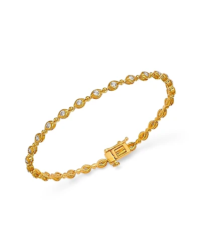 Bloomingdale's Fine Collection Diamond Bezel Bracelet