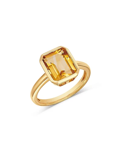 Bloomingdale's Fine Collection Citrine Bezel Ring
