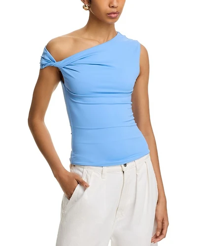 Fraise Twisted Shoulder Top