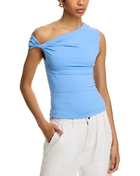 Fraise Twisted Shoulder Top
