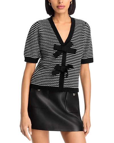 Striped Bow Sweater - Exclusive
