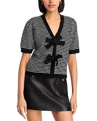 Striped Bow Sweater - Exclusive