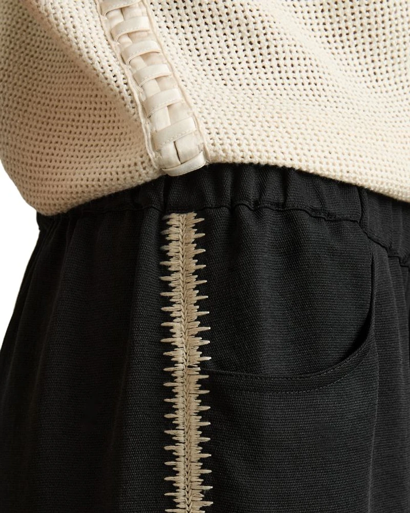 Petites Crafted Wide Leg Pants